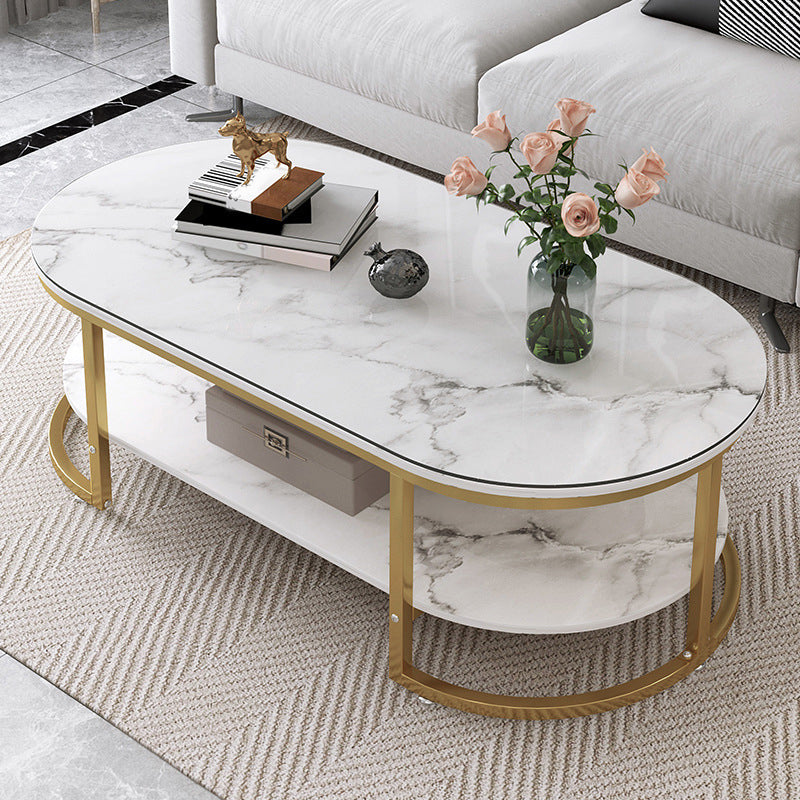 16"H Contemporary Coffee Table Single Wood Coffee Cocktail Table Clearhalo 'Coffee & Accent Tables' 'Coffee Tables' 'coffee_tables' 'furn' 'furn_coffee_tables' 'Furniture' 'Living Room Furniture' 6655327