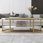 16"H Contemporary Coffee Table Single Wood Coffee Cocktail Table Clearhalo 'Coffee & Accent Tables' 'Coffee Tables' 'coffee_tables' 'furn' 'furn_coffee_tables' 'Furniture' 'Living Room Furniture' 6655329