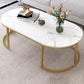 16"H Contemporary Coffee Table Single Wood Coffee Cocktail Table 47"L x 24"W x 16.5"H White Shelves Not Included Clearhalo 'Coffee & Accent Tables' 'Coffee Tables' 'coffee_tables' 'furn' 'furn_coffee_tables' 'Furniture' 'Living Room Furniture' 6655330