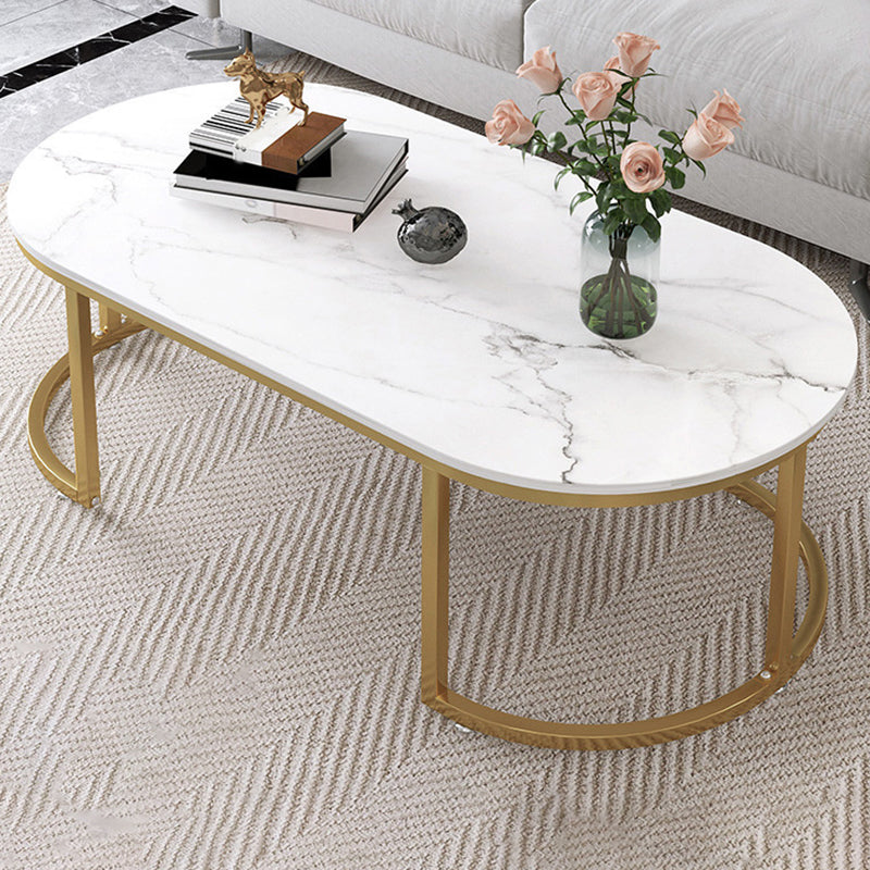 16"H Contemporary Coffee Table Single Wood Coffee Cocktail Table 47"L x 24"W x 16.5"H White Shelves Not Included Clearhalo 'Coffee & Accent Tables' 'Coffee Tables' 'coffee_tables' 'furn' 'furn_coffee_tables' 'Furniture' 'Living Room Furniture' 6655330