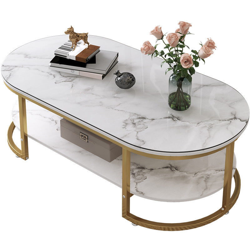 16"H Contemporary Coffee Table Single Wood Coffee Cocktail Table Clearhalo 'Coffee & Accent Tables' 'Coffee Tables' 'coffee_tables' 'furn' 'furn_coffee_tables' 'Furniture' 'Living Room Furniture' 6655333