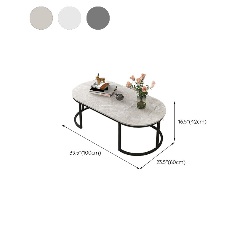 16"H Contemporary Coffee Table Single Wood Coffee Cocktail Table Clearhalo 'Coffee & Accent Tables' 'Coffee Tables' 'coffee_tables' 'furn' 'furn_coffee_tables' 'Furniture' 'Living Room Furniture' 6655348