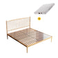 Gold Slat Bed Glam No Distressing Open-Frame Bed with Headboard Stainless Steel Bed & Mattress Clearhalo 'Bedroom Furniture' 'Beds' 'furn' 'furn_beds' 'Furniture' 6655591
