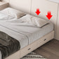 Colchón incluye plataforma cama de almacenamiento de marco de cama con cajones