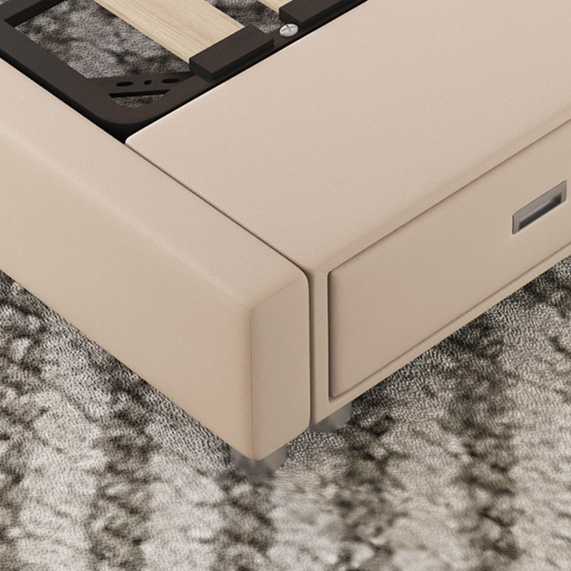 Colchón incluye plataforma cama de almacenamiento de marco de cama con cajones