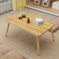 Modern Wood Side Table Bedroom No Distressing End Table with 4 Legs 24"L x 16"W x 16"H Natural Curved Angle Rectangle Clearhalo 'Coffee & Accent Tables' 'Coffee Tables' 'coffee_tables' 'furn' 'furn_coffee_tables' 'Furniture' 'Living Room Furniture' 6655662