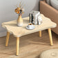 Modern Wood Side Table Bedroom No Distressing End Table with 4 Legs Natural Clearhalo 'Coffee & Accent Tables' 'Coffee Tables' 'coffee_tables' 'furn' 'furn_coffee_tables' 'Furniture' 'Living Room Furniture' 6655679