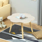 Modern Wood Side Table Bedroom No Distressing End Table with 4 Legs 16"L x 16"W x 9"H Natural Hexagon Clearhalo 'Coffee & Accent Tables' 'Coffee Tables' 'coffee_tables' 'furn' 'furn_coffee_tables' 'Furniture' 'Living Room Furniture' 6655687
