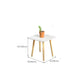 Modern Wood Side Table Bedroom No Distressing End Table with 4 Legs Clearhalo 'Coffee & Accent Tables' 'Coffee Tables' 'coffee_tables' 'furn' 'furn_coffee_tables' 'Furniture' 'Living Room Furniture' 6655696