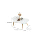 Modern Wood Side Table Bedroom No Distressing End Table with 4 Legs Clearhalo 'Coffee & Accent Tables' 'Coffee Tables' 'coffee_tables' 'furn' 'furn_coffee_tables' 'Furniture' 'Living Room Furniture' 6655708