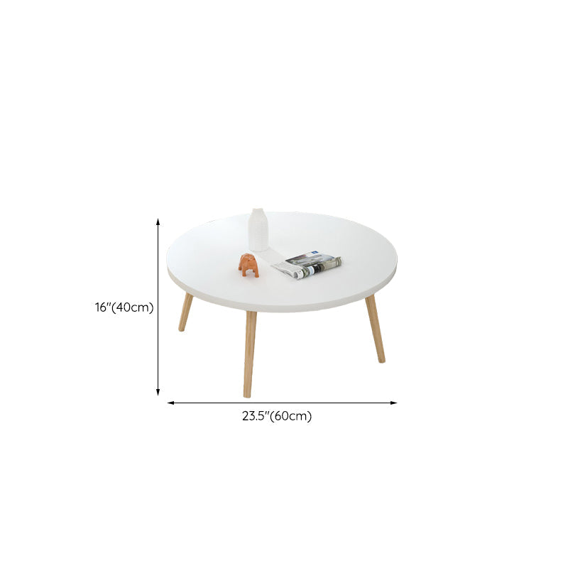 Modern Wood Side Table Bedroom No Distressing End Table with 4 Legs Clearhalo 'Coffee & Accent Tables' 'Coffee Tables' 'coffee_tables' 'furn' 'furn_coffee_tables' 'Furniture' 'Living Room Furniture' 6655712