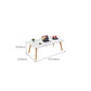 Modern Wood Side Table Bedroom No Distressing End Table with 4 Legs Clearhalo 'Coffee & Accent Tables' 'Coffee Tables' 'coffee_tables' 'furn' 'furn_coffee_tables' 'Furniture' 'Living Room Furniture' 6655720