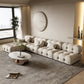 Glam Slate Pedestal Coffee Table Oval White Coffee Table Set Clearhalo 'Coffee & Accent Tables' 'Coffee Tables' 'coffee_tables' 'furn' 'furn_coffee_tables' 'Furniture' 'Living Room Furniture' 6655795