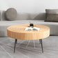 Contemporary Cocktail Table Round Solid Wood Coffee Cocktail Table Clearhalo 'Coffee & Accent Tables' 'Coffee Tables' 'coffee_tables' 'furn' 'furn_coffee_tables' 'Furniture' 'Living Room Furniture' 6655804
