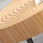 Contemporary Cocktail Table Round Solid Wood Coffee Cocktail Table Clearhalo 'Coffee & Accent Tables' 'Coffee Tables' 'coffee_tables' 'furn' 'furn_coffee_tables' 'Furniture' 'Living Room Furniture' 6655806