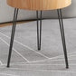 Contemporary Cocktail Table Round Solid Wood Coffee Cocktail Table Clearhalo 'Coffee & Accent Tables' 'Coffee Tables' 'coffee_tables' 'furn' 'furn_coffee_tables' 'Furniture' 'Living Room Furniture' 6655809