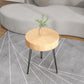 Contemporary Cocktail Table Round Solid Wood Coffee Cocktail Table Clearhalo 'Coffee & Accent Tables' 'Coffee Tables' 'coffee_tables' 'furn' 'furn_coffee_tables' 'Furniture' 'Living Room Furniture' 6655811