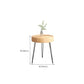 Contemporary Cocktail Table Round Solid Wood Coffee Cocktail Table Clearhalo 'Coffee & Accent Tables' 'Coffee Tables' 'coffee_tables' 'furn' 'furn_coffee_tables' 'Furniture' 'Living Room Furniture' 6655813