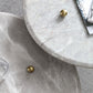 Glam Slate Coffee Table Round Beige Coffee Table Set with 3 Legs Clearhalo 'Coffee & Accent Tables' 'Coffee Tables' 'coffee_tables' 'furn' 'furn_coffee_tables' 'Furniture' 'Living Room Furniture' 6655840