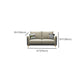 Glam Smoking -Armsofa Flecken echtes Ledersofa mit Kissen