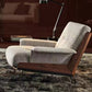Industrial Lounge Chair Solid Color Cushion Back Basic Four Leg Reclining Accent Chair Clearhalo 'Accent Chairs' 'accent_chairs' 'Chairs & Seating' 'furn' 'furn_accent_chairs' 'Furniture' 'Living Room Furniture' 6655967
