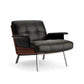 Industrial Lounge Chair Solid Color Cushion Back Basic Four Leg Reclining Accent Chair 1 Piece Flared Arm Clearhalo 'Accent Chairs' 'accent_chairs' 'Chairs & Seating' 'furn' 'furn_accent_chairs' 'Furniture' 'Living Room Furniture' 6655971