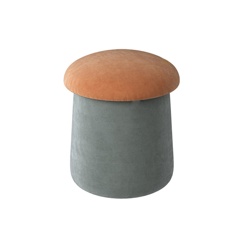 Contemporary Armless Chair Solid Color Upholstered Parsons Chair Ottoman 1 Piece Clearhalo 'Accent Chairs' 'accent_chairs' 'Chairs & Seating' 'furn' 'furn_accent_chairs' 'Furniture' 'Living Room Furniture' 6655985