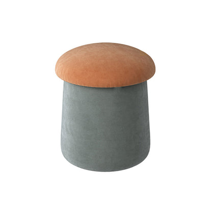 Contemporary Armless Chair Solid Color Upholstered Parsons Chair Ottoman 1 Piece Clearhalo 'Accent Chairs' 'accent_chairs' 'Chairs & Seating' 'furn' 'furn_accent_chairs' 'Furniture' 'Living Room Furniture' 6655985