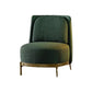 Upholstered Accent Armchair 4 Legs Sewn Pillow Back Accent Chair Green Linen 1 Piece Clearhalo 'Accent Chairs' 'accent_chairs' 'Chairs & Seating' 'furn' 'furn_accent_chairs' 'Furniture' 'Living Room Furniture' 6656071