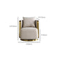 Glam Arm Chair Pillow Back Gold Base Arms Included Living Room Armchair Clearhalo 'Accent Chairs' 'accent_chairs' 'Chairs & Seating' 'furn' 'furn_accent_chairs' 'Furniture' 'Living Room Furniture' 6656150