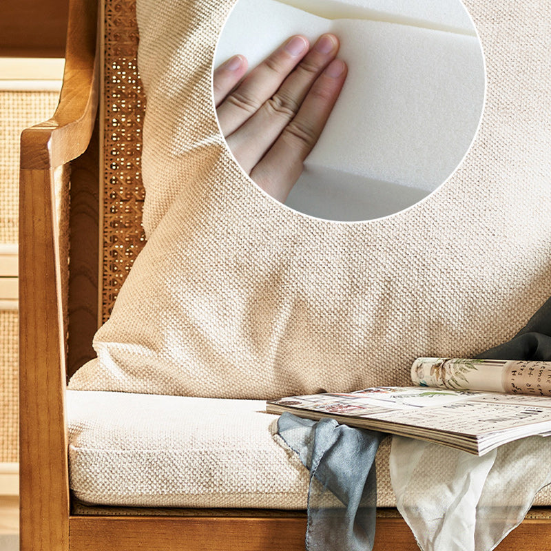 Upholstered Fabric Accent Armchair Solid Wood 24.01" Wide Armchair Clearhalo 'Accent Chairs' 'accent_chairs' 'Chairs & Seating' 'furn' 'furn_accent_chairs' 'Furniture' 'Living Room Furniture' 6656164