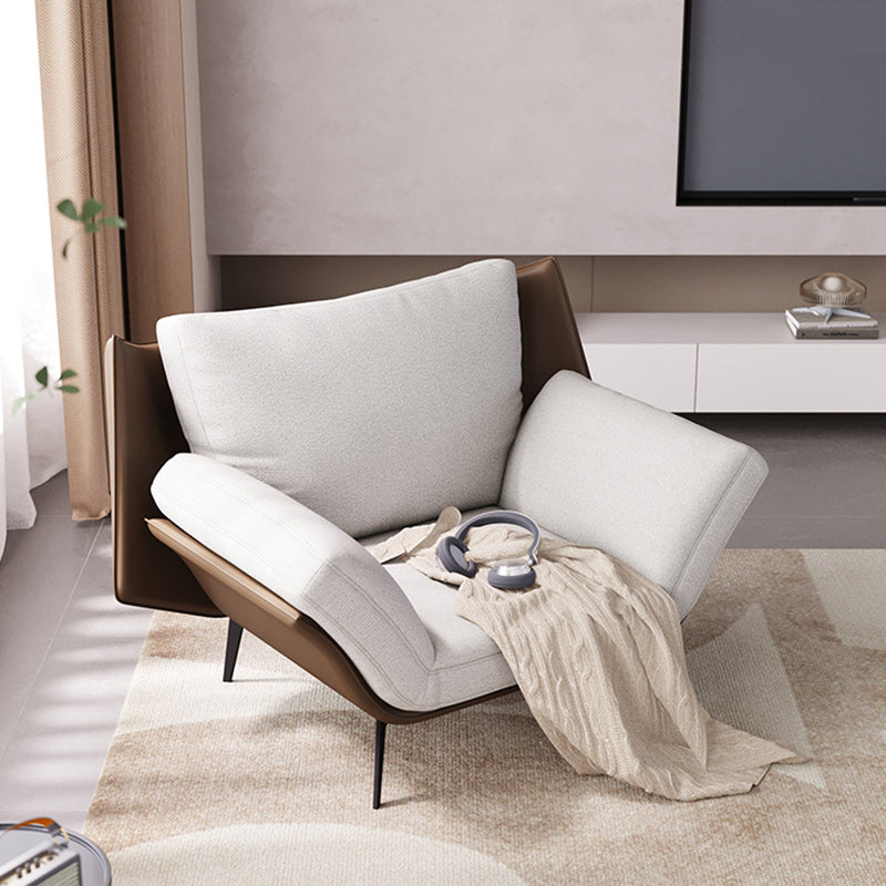 Mid-Century Modern Accent Armchair Flared Arms Fabric Armchair Clearhalo 'Accent Chairs' 'accent_chairs' 'Chairs & Seating' 'furn' 'furn_accent_chairs' 'Furniture' 'Living Room Furniture' 6656172