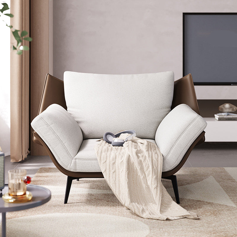 Mid-Century Modern Accent Armchair Flared Arms Fabric Armchair Clearhalo 'Accent Chairs' 'accent_chairs' 'Chairs & Seating' 'furn' 'furn_accent_chairs' 'Furniture' 'Living Room Furniture' 6656176