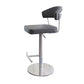 Leather Bar Stool Adjustable Backrest Counter Stool for Bristol With Cushion Clearhalo 'Bar Furniture' 'Bar Stools' 'bar_stools' 'furn' 'furn_bar_stools' 'Furniture' 'Kitchen & Dining Furniture' 6661329