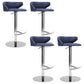 Industrial Leather Bar Stool Adjustable Height Counter Stool for Bristol Blue 4 Piece Set Clearhalo 'Bar Furniture' 'Bar Stools' 'bar_stools' 'furn' 'furn_bar_stools' 'Furniture' 'Kitchen & Dining Furniture' 6661381