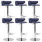 Industrial Leather Bar Stool Adjustable Height Counter Stool for Bristol Blue 6 Piece Set Clearhalo 'Bar Furniture' 'Bar Stools' 'bar_stools' 'furn' 'furn_bar_stools' 'Furniture' 'Kitchen & Dining Furniture' 6661382