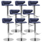 Industrial Leather Bar Stool Adjustable Height Counter Stool for Bristol Blue 8 Piece Set Clearhalo 'Bar Furniture' 'Bar Stools' 'bar_stools' 'furn' 'furn_bar_stools' 'Furniture' 'Kitchen & Dining Furniture' 6661383