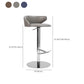Industrial Leather Bar Stool Adjustable Height Counter Stool for Bristol Clearhalo 'Bar Furniture' 'Bar Stools' 'bar_stools' 'furn' 'furn_bar_stools' 'Furniture' 'Kitchen & Dining Furniture' 6661384