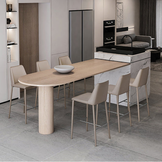 リビングルーム用のモダンなバックレストバースツールレザーメタルベースカウンタースツール