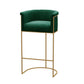 Glam Style Bar Stool Armed Upholstered Bar Stool for Dining Room Clearhalo 'Bar Furniture' 'Bar Stools' 'bar_stools' 'furn' 'furn_bar_stools' 'Furniture' 'Kitchen & Dining Furniture' 6661495