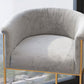 Glam Style Bar Stool Armed Upholstered Bar Stool for Dining Room Clearhalo 'Bar Furniture' 'Bar Stools' 'bar_stools' 'furn' 'furn_bar_stools' 'Furniture' 'Kitchen & Dining Furniture' 6661497