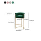 Glam Style Bar Stool Armed Upholstered Bar Stool for Dining Room Clearhalo 'Bar Furniture' 'Bar Stools' 'bar_stools' 'furn' 'furn_bar_stools' 'Furniture' 'Kitchen & Dining Furniture' 6661522