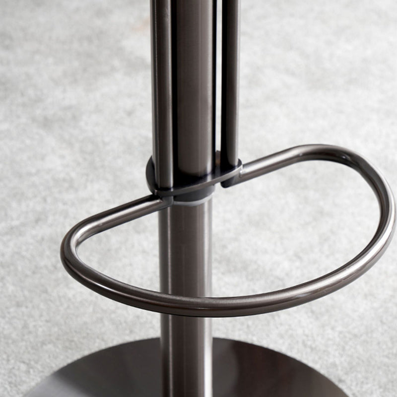 Industrial Adjustable Bar Stool Leather Backrest Counter Stool for Bristol Clearhalo 'Bar Furniture' 'Bar Stools' 'bar_stools' 'furn' 'furn_bar_stools' 'Furniture' 'Kitchen & Dining Furniture' 6661534