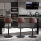 Industrial Leather Bar Stool Adjustable Backrest Bar Stool for Bristol Clearhalo 'Bar Furniture' 'Bar Stools' 'bar_stools' 'furn' 'furn_bar_stools' 'Furniture' 'Kitchen & Dining Furniture' 6661559