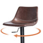 Industrial Leather Bar Stool Adjustable Backrest Bar Stool for Bristol Clearhalo 'Bar Furniture' 'Bar Stools' 'bar_stools' 'furn' 'furn_bar_stools' 'Furniture' 'Kitchen & Dining Furniture' 6661570