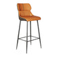 Modern Leather Bar Stool Upholstered Counter Stool for Bristol