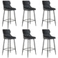 Modern Leather Bar Stool Upholstered Counter Stool for Bristol