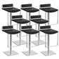 Industria Fabric Bar Stool Modern Low Back Counter Stool for Bristol