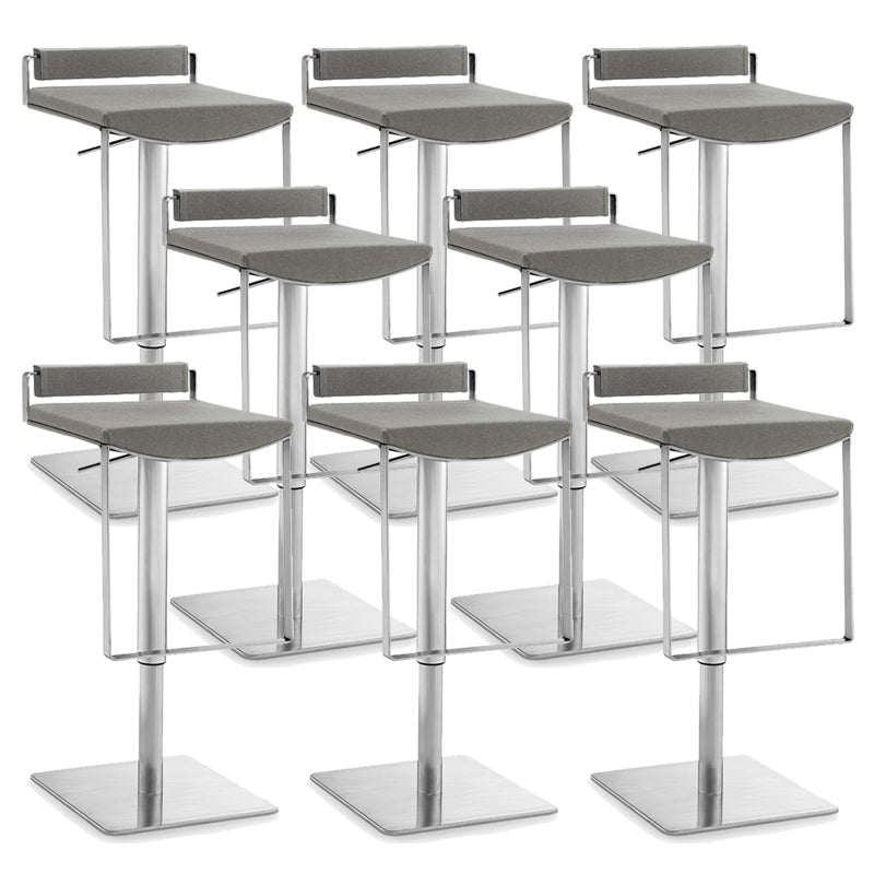 Industria Fabric Bar Stool Modern Low Back Counter Stool for Bristol