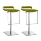 Industria Fabric Bar Stool Modern Low Back Counter Stool for Bristol
